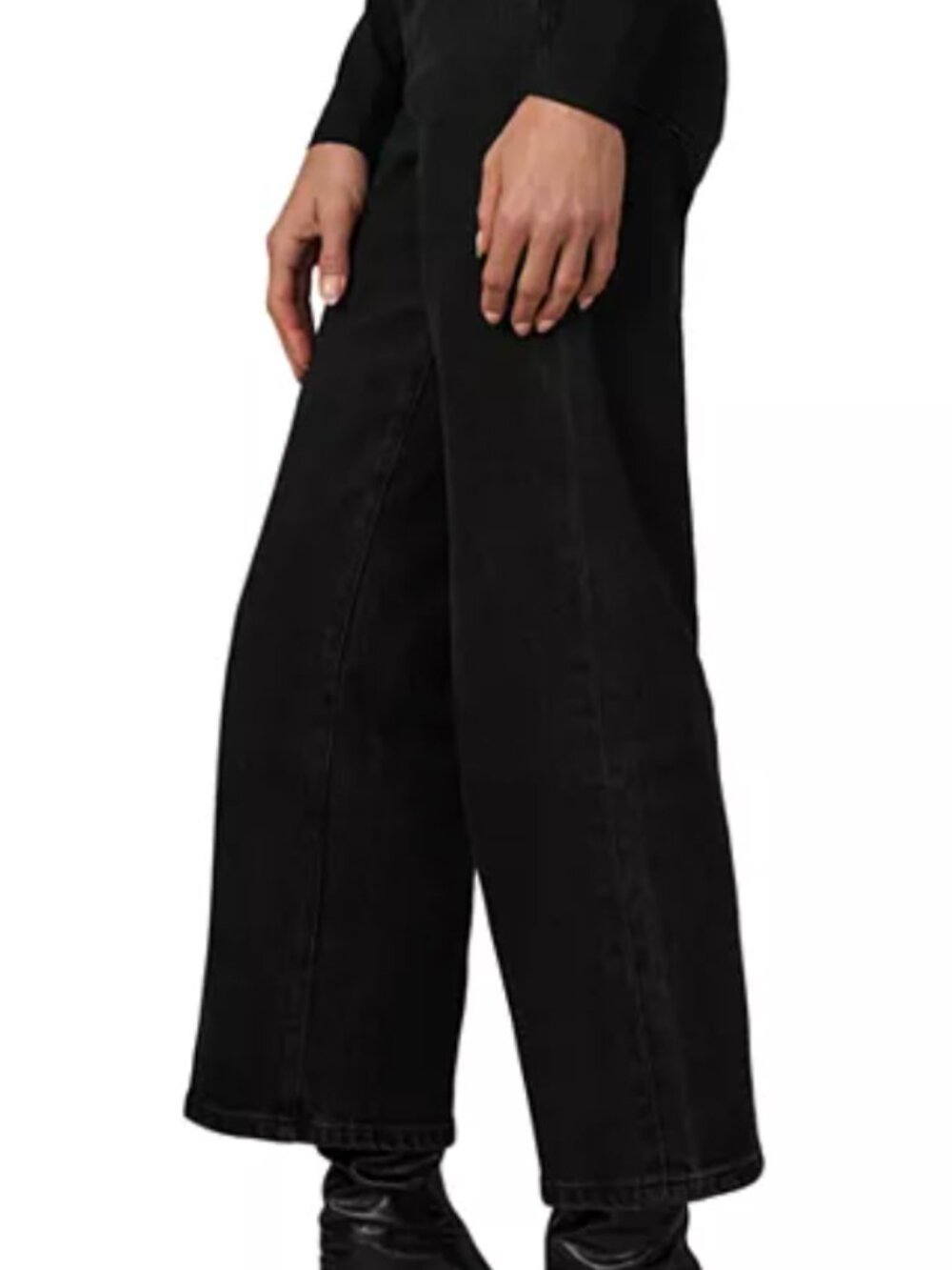 JOE's high rise BTW size 25 black jeans crop